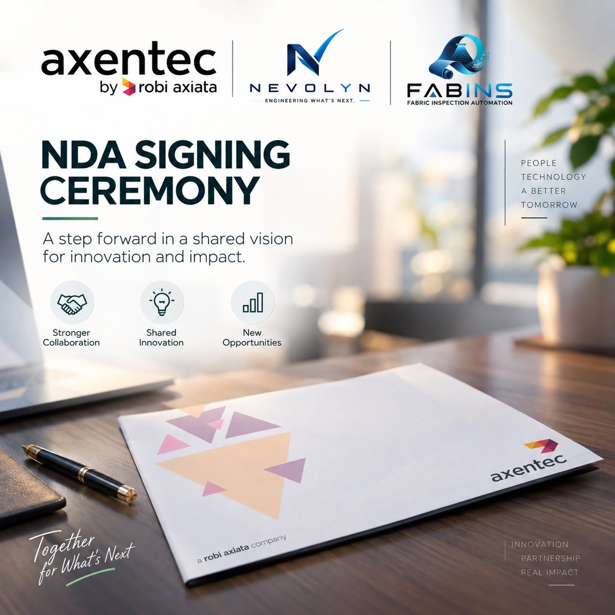 Strategic NDA Signed with Axentec PLC (A Robi Axiata Company)