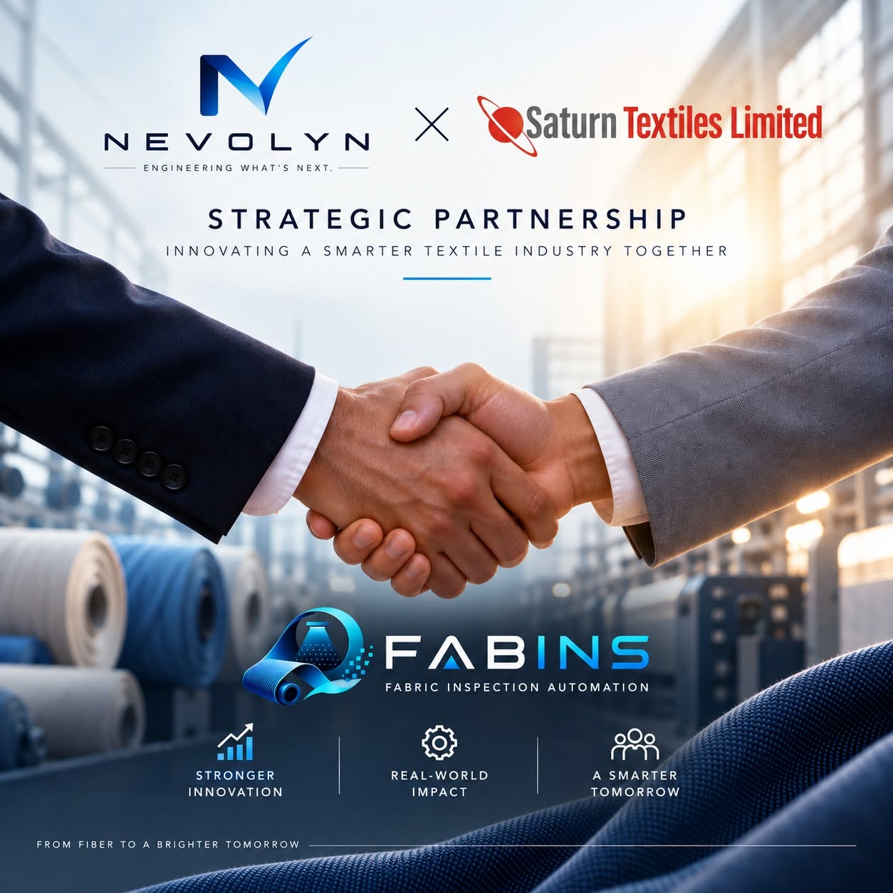 Strategic Partnership with Saturn Textiles & Saturn R&D